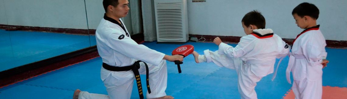Billede af taekwondo udøvere
